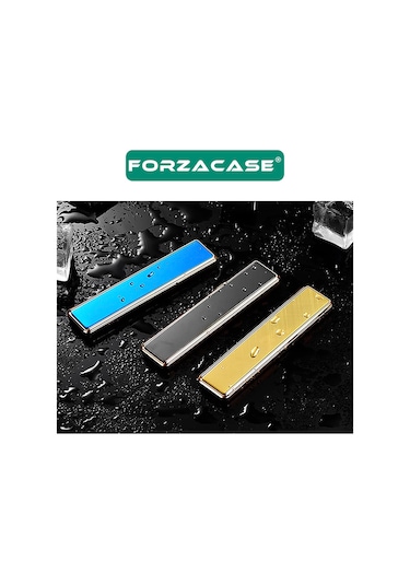 Forzacase Usb Şarjlı Alevsiz Elektronik Tesla Çakmak Fc180 Siyah