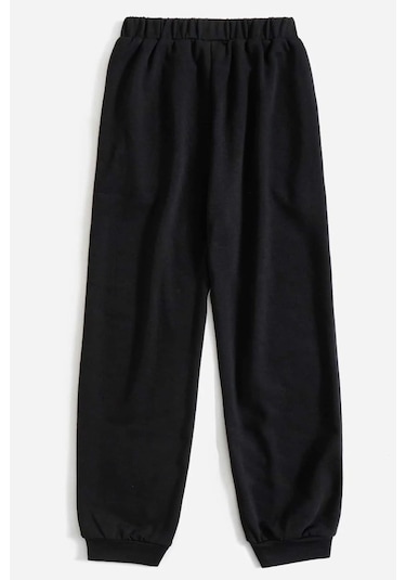 Çocuk Pamuklu Eşofman Altı Siyah