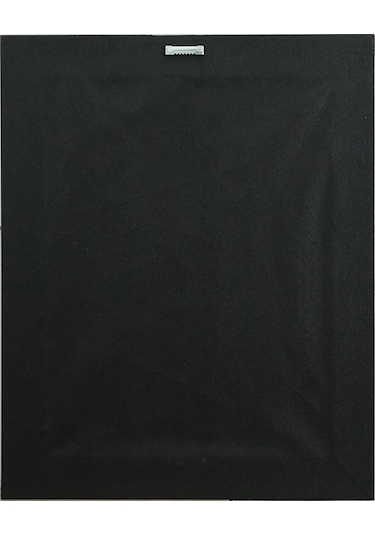 E38 El İşçiliği Kırmızı Desenli Lale Ebru Tablo 44 35 Cm-6460