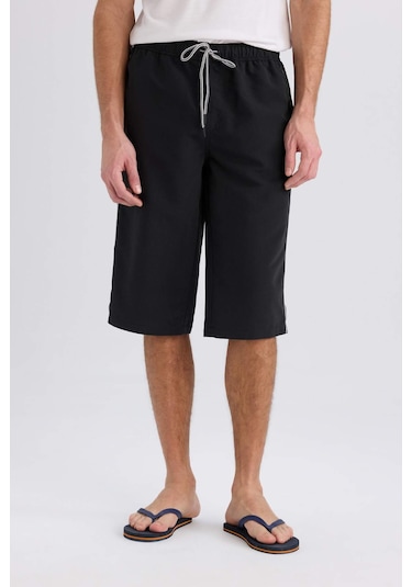 DeFacto Long Fit Uzun Deniz Şortu B7298AX25HSBK27