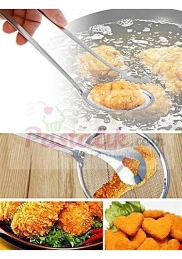 9007732488794drvs1 - Buffer Çok Amaçlı Süzgeçli Paslanmaz Metal Haşlama Ve Kızartma Maşası Çok Renkli