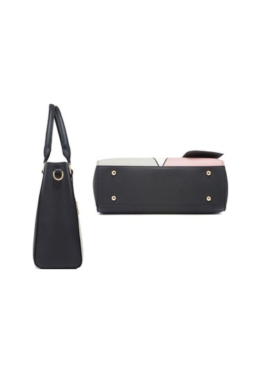 Wondernest 4'ü 1 Arada Moda Bayan Çapraz Çanta Büyük Kapasiteli Lacivert Çanta Lacivert