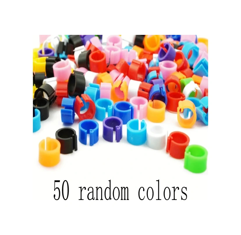 Chuangyinshop Karışık Renk 50 Adet Takma Bileklik: Civciv, Bıldırcın Ve Oğlaklar İçin Kanatlı Bileklik