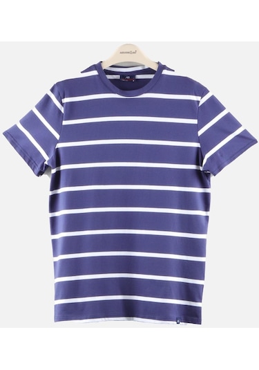 Alexander Gardi Alexandergardı Çizgili Regular Fit T-shirt E23-00148 001