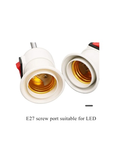 Lamba Tabanı Esnek Viraj Mobil Test Işık Soketi Lamba Adaptörü