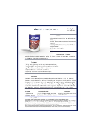Fayans Boyası-astar Ve Vernik Gerektirmeyen Boya - Sınırsız Renk