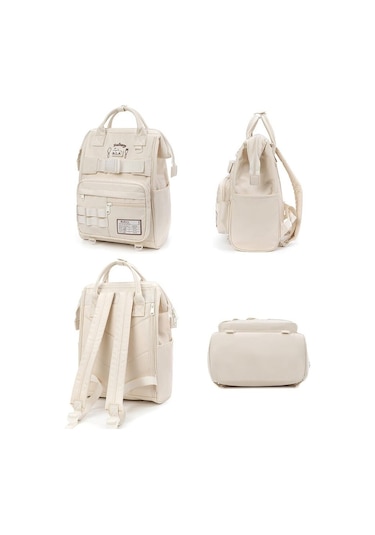 Arion Sb6068 Çok Amaçlı Günlük Okul Sırt Çantası Krem