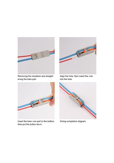 Yaozixa 28 Adet Renkli Kablolu Bağlayıcı 11-28awg , V0 Ateş Direnci, 250v/32a, Endüstriyel Elektrik Cihazları İçin Hızlı Terminal