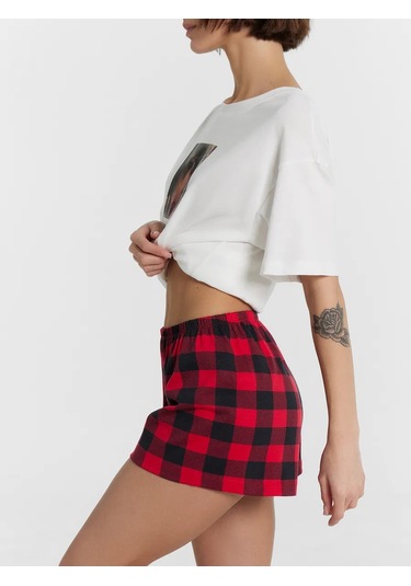 Mark Formelle Pantolonlu Pamuklu Pijama 291127071 Beyaz