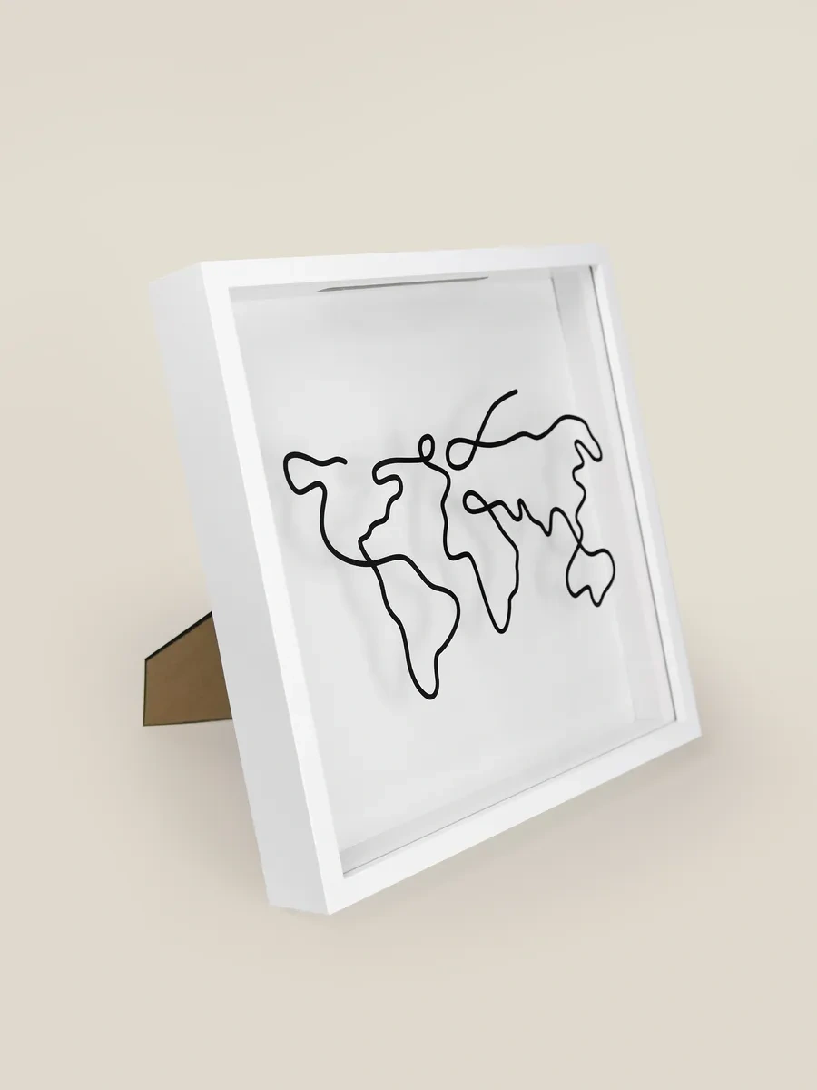 Moon Lotus Para Ve Anı Eşyaları İçin Çerçeve Kumbarası 278953571