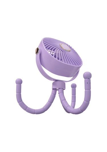 Wexta Zb114 Taşınabilir Mor Usb Fan