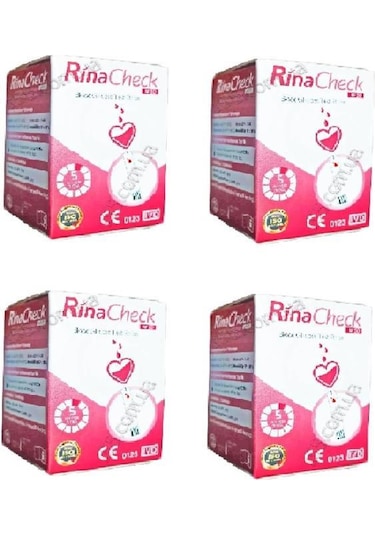Rina Chek Şeker Ölçüm Çubuğu 4 Kutu 200 Strıp
