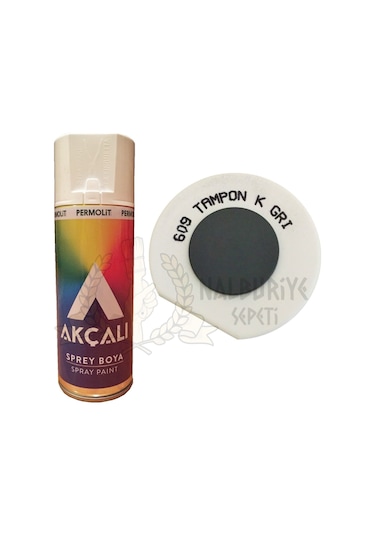 Akçalı Tampon Koyu Gri Sprey Boya 400 ML - 609