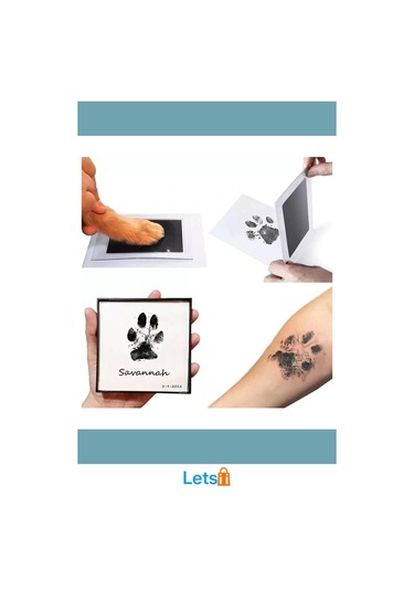 Bebek El Ayak İzi Fotoğraf Çerçevesi Mürekkepsiz Baskı Kiti İle Güvenli Anı Saklama Seti