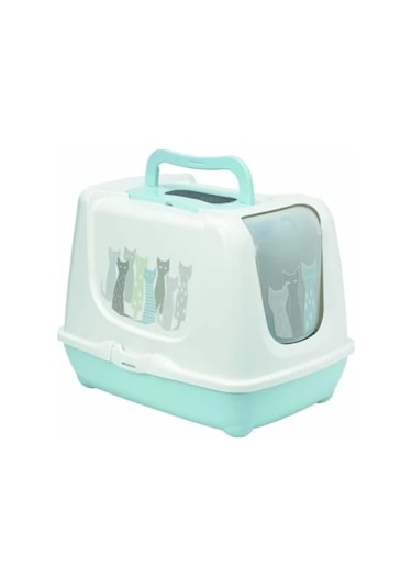 Moderna Maasai Kapalı Kedi Tuvaleti 39.5 x 50 x 37.5 CM