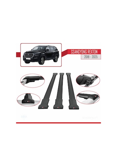 Ssangyong Rexton 2018-2025 Arası İle Uyumlu Fly Model Ara Atkı Ta