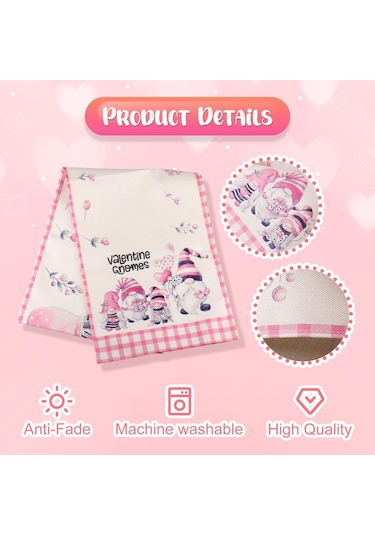 Suntek Noel Masa Örtüsü Cafe Dekoratif Ev Dekor Sevgililer