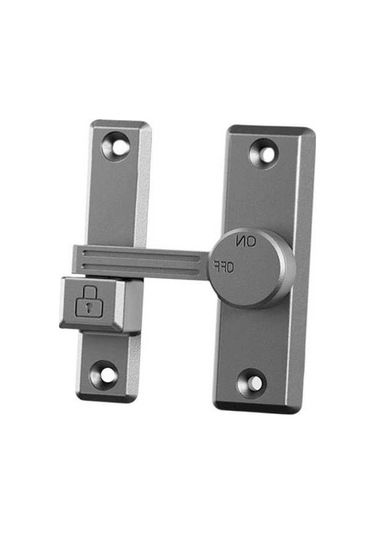 Besthome1 İyi Parti Suntek Kapı Mandalı Koruması Ev Ofis Ahır Sürgülü Gri