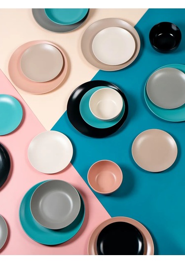 Korall Salata Kasesi 14cm/600ml Set 2 Adet Color Tiffany 316610919 Turkuaz