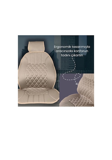 Point Opel Ascona Kadett Oto Ön İki Koltuk Minderi Bej
