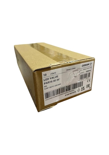 Osram Led Value 4.5w Sarı Işık Gu10 Duy 350 Lm 10 Lu Paket