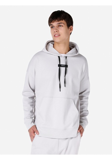 Colins Regular Fit Baskılı Taş Erkek Sweatshirt Cl1067014 Taş