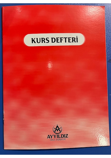 Ayyıldız Kurs Defteri 10 Adet