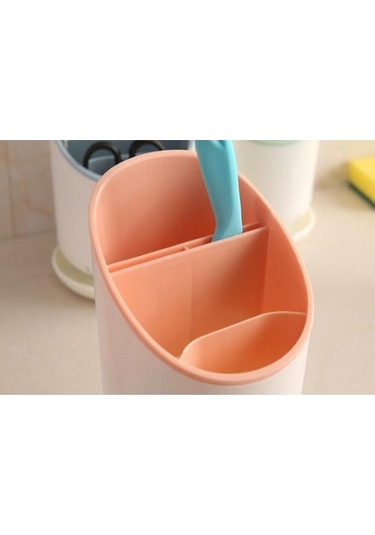 Dancemonkey Yaratıcı Modüler Mutfak Kaşıklık Depolama Kutusu Pembe