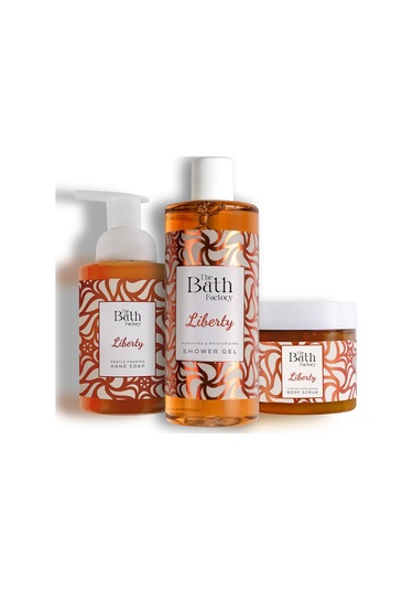 The Bath Factory Liberty Peeling + Liberty Duş Jeli + Liberty Köpük Sabun