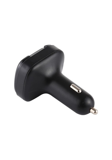 V-020 Çift Usb Şarj Bluetooth Fm Verici Mp3 Müzik Çalar Araç Kiti, Destek Eller Serbest Arama Ve Tf Kart Siyah