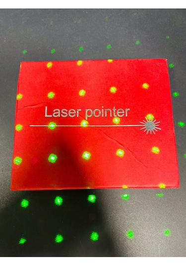 Yeşil Lazer Pointer 15km Şarjlı Kutusunda Siyah