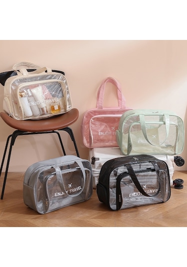 Su Geçirmez Yüzme Plaj Çantası Tuvalet Ve Kozmetik Çantası, Renk: Siyah No Shoe Warehouse Siyah