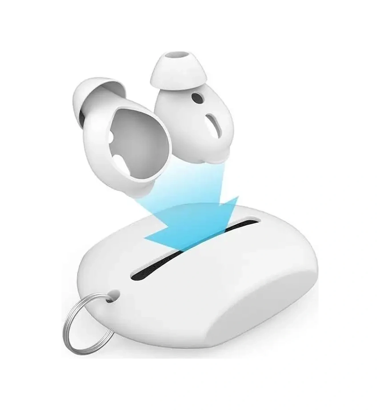 Rumix Kulaklıklıklar Airpods Jbl Huawei Xiaomi İçin Yastıklar 57206641 Beyaz