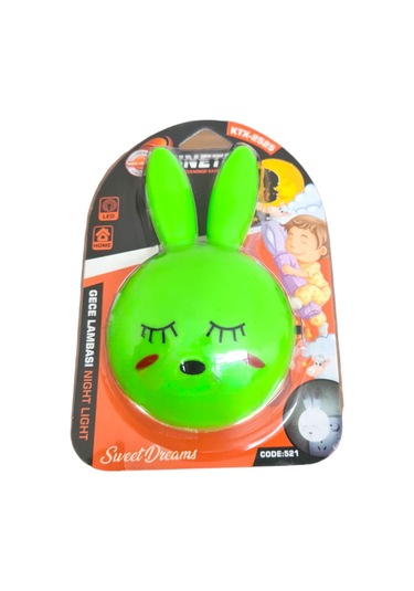 Gece Lambası Tavşan Ktx-2525 Yeşil