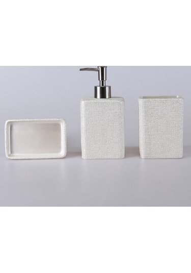 Linen Diş Fırçalık İnci Bej