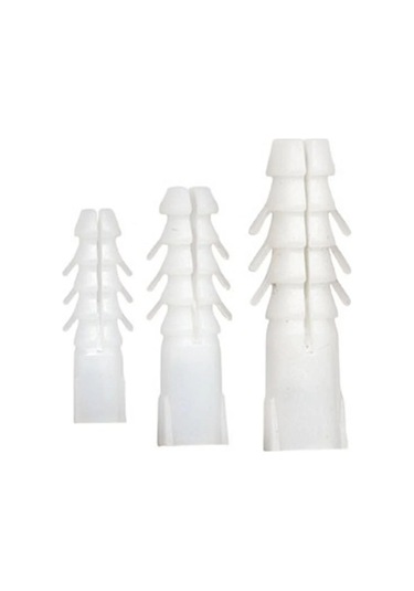 Çankaya Plastik Dübel Beyaz Seçenekli 12mm