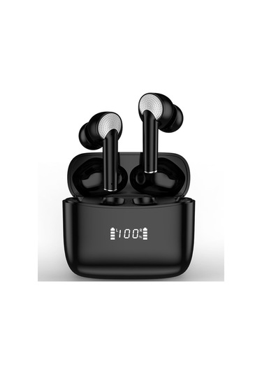 Anrabess 5.3 Hızlı Şarj Dokunmatik Kontrol Siyah Siyah Bluetooth Kulaklık