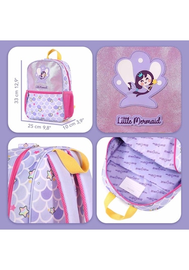 Milk & Moo Çocuk Sırt Çantası Pırıltılı Deniz Kızı