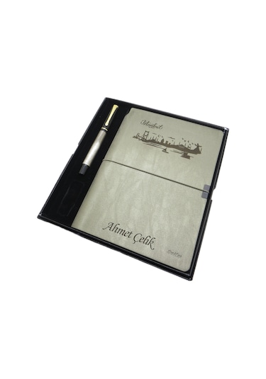 Scrikss İsme Özel Verona Defter İstanbul Silüeti + İsme Özel İst