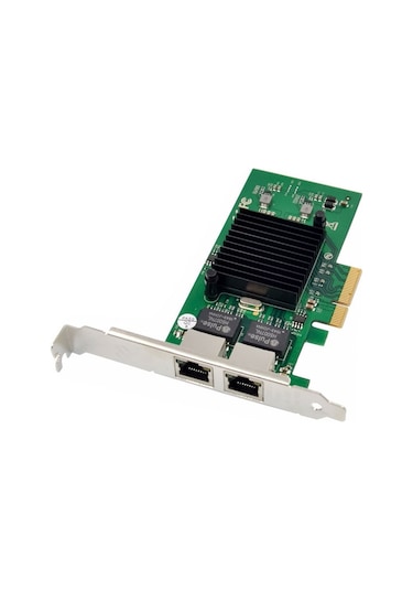 PCIE X4 çift RJ45 Gigabit Ethernet sunucu çift bağlantı ethernet kartı