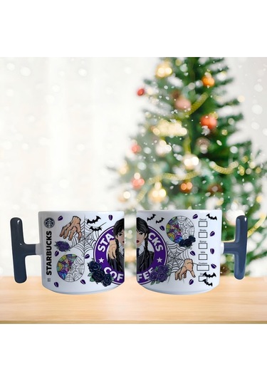 Wednesday Porselen Fincan / Kupa -mug 177 Beyaz