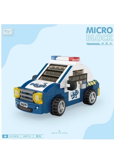 Loz 8619 Mikro Blok Çanta Polis Arabası