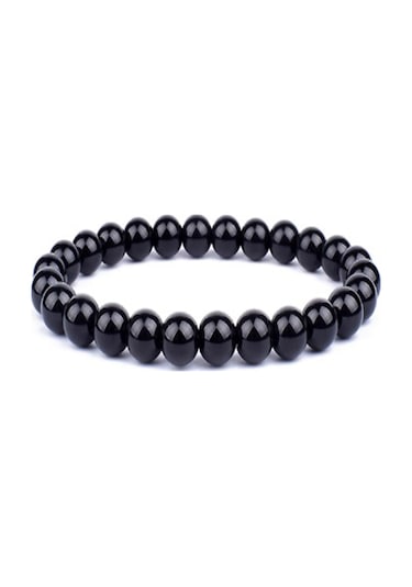 Doğal Kaplan Gözü, Obsidyen , Hematit Bileklik Çok Renkli