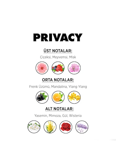 Privacy Woman Kadın Parfüm EDT Parfüm 100 ML + Deodorant 3 x 150 ML