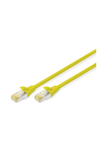 Assmann Digitus DK-1644-A-010/Y 1 Mt CAT6A AWG26/7 LSZH S/FTP Sarı Patch Cord Kablo