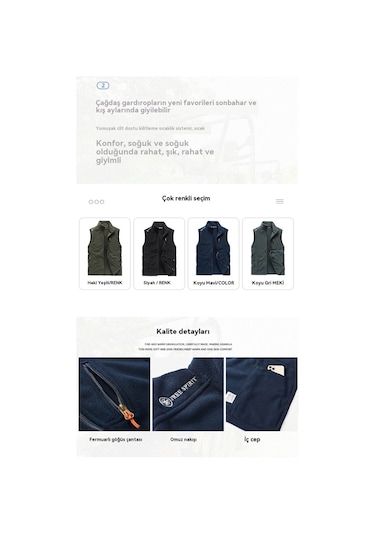 Erkek Termal Polar Ceket Soğuğa Dayanıklı Dik Yakalı Rahat Kesim Silueti Güzelleştirirerkek Termal Polar Ceket Soğuğa Dayanıklı Dik Yakalı Rahat Kesim Silueti Güzelleştirir Mavi