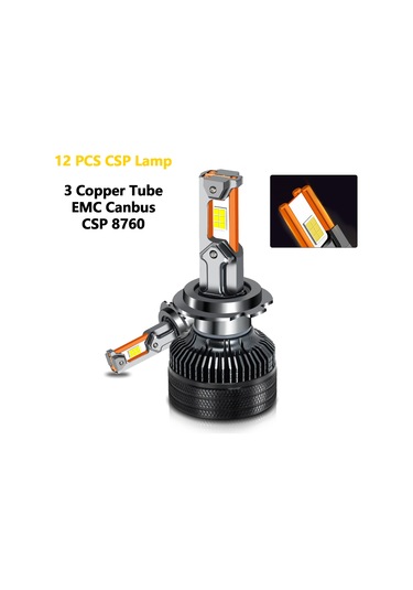 Yifomall Yüksek Performanslı 65w Led Far, 13000lm Parlaklık, Ip68 Su Geçirmez, 6000k Beyaz Işık, 9012/9005/9006/h1/h4/h7/h11 Uyumlu