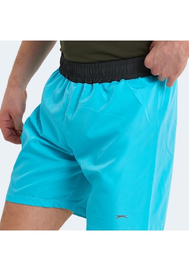 Slazenger  Rasmus In Erkek Cepli Deniz Şortu Turkuaz Mayo