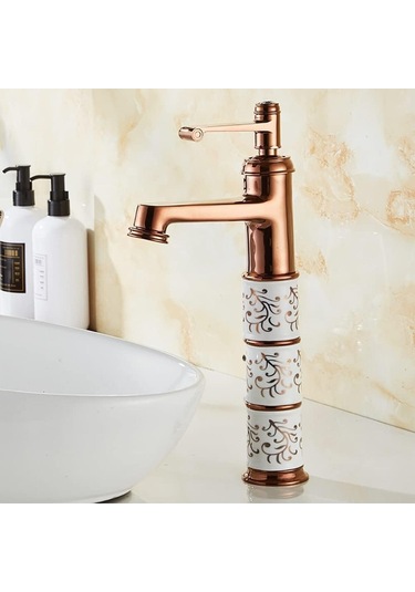 Banyo Çanak Lavabo Bataryası Seramikli Model Rose