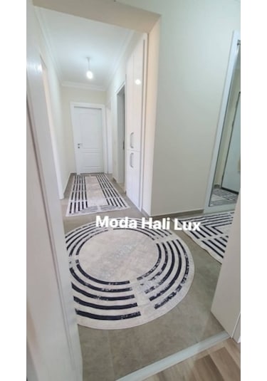 Otantik Kaymaz Tabanlı Yıkanabilir Halı Kilim Yolluk